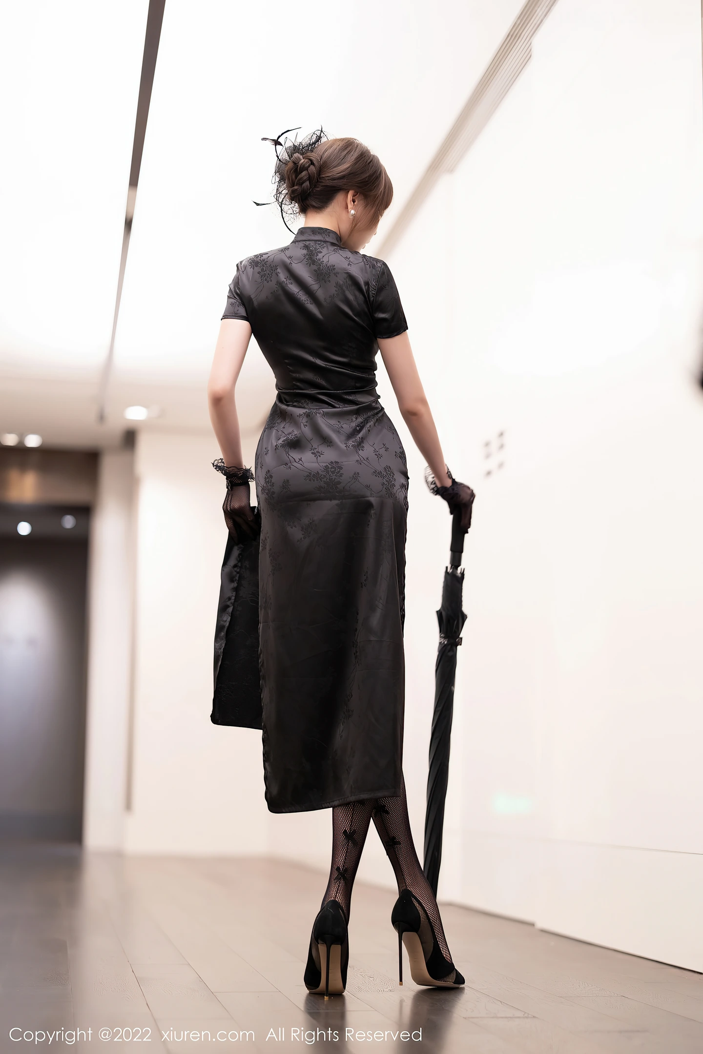 图片[5]-[XiuRen秀人网] VOL.5532 女神徐莉芝Booty私房脱性感黑色旗袍露轻透蕾丝内衣诱惑写真79P-秀人网官方网站